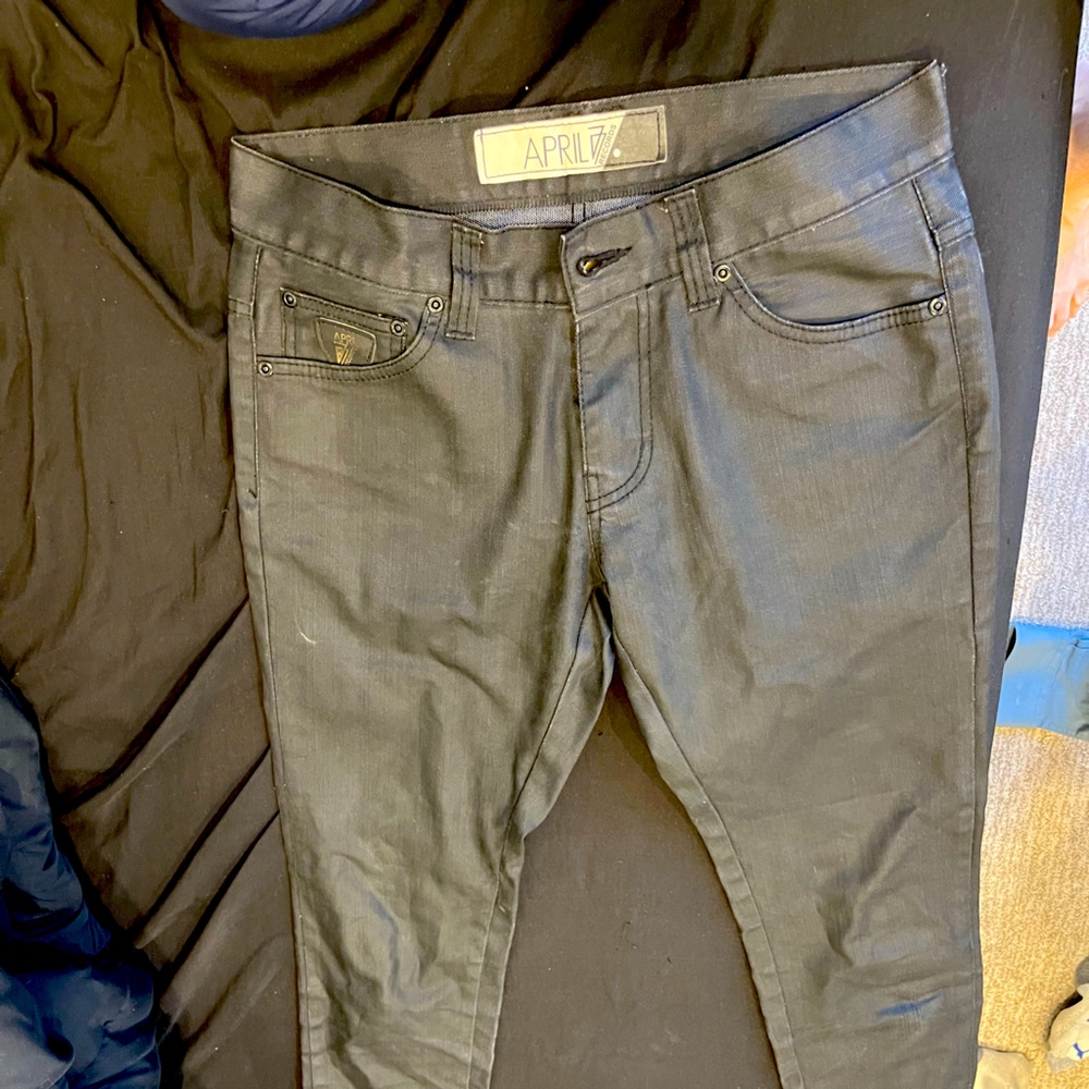 April black tights pants